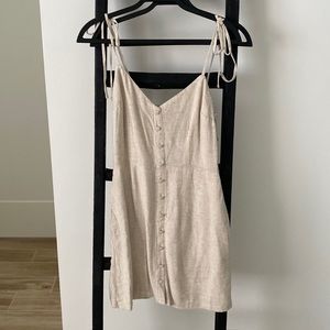 Abercrombie Linen Mini Dress. Size Small